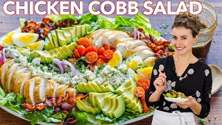 Best Cobb Salad Recipe  How to Make Cobb Salad [upl. by Britt]