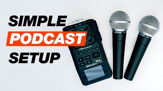 Easy Podcast Setup for Two People MustKnow Podcasting Tips for Beginners [upl. by Atterrol]