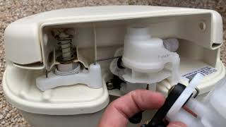 Jayco  Thetford Toilet Model  31688 Valve replacement [upl. by Suedaht124]