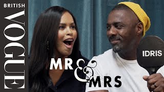 Sabrina amp Idris Elba Play Mr amp Mrs  Vogue Challenges  British Vogue [upl. by Eerehc]