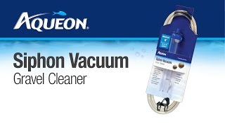 Aqueon  Siphon Vacuum Gravel Cleaners Use [upl. by Zetnas]