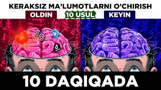 Xotiradan keraksiz malumotlarni ochirishIshonchli 10 usul [upl. by Pansie]