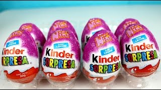 HUEVOS KINDER SORPRESA EN ESPAÑOL  HUEVOS SORPRESA Kinder Surprise Eggs [upl. by Halladba]