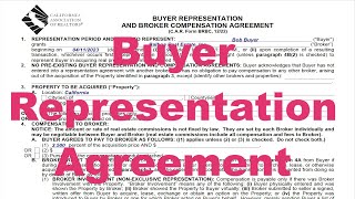 Tutorial  Buyer Representation Agreement  CAR Form BRBC [upl. by Alli]