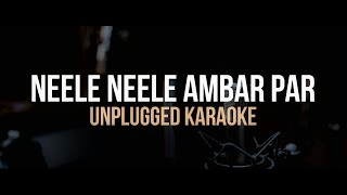 Neele Neele Ambar Par  Kishore Kumar  Unplugged Karaoke [upl. by Labaw860]