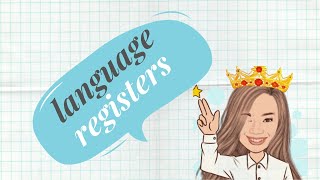 Language Registers [upl. by Tik27]