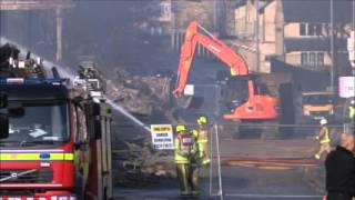 Bradford mill destroyed by fire demolished [upl. by Moia194]