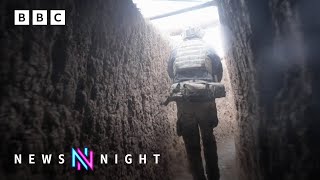 Inside Ukraine’s war frontlines against Russia in Donbas  BBC Newsnight [upl. by Eirbua]