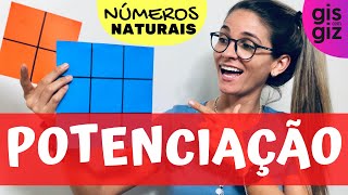 POTENCIAÇÃO COM NÚMEROS NATURAIS \Prof Gis [upl. by Kloster]