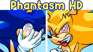 Friday Night Funkin Chaos Nightmare HD Sonic VS Fleetway Phantasm HD FNF Mod [upl. by Edmonda381]