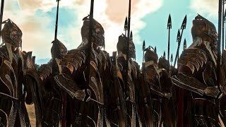 MirkWood Elves Vs Mordor Orcs  15000 Unit Lord of the Rings Cinematic battle [upl. by Burdelle390]