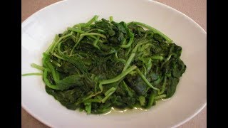 Easiest Cooked Spinach Ever [upl. by Oidacra920]