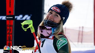 Mikaela Shiffrin wins 66th World Cup event with Bansko SuperG crown  NBC Sports [upl. by Aivull]