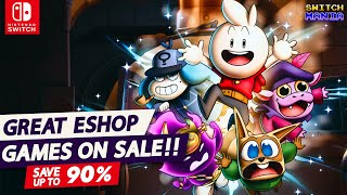 30 GREAT Nintendo Switch eShop Games on SALE That You Shouldnt MISS [upl. by Judah]