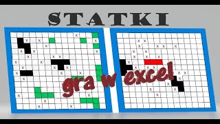 STATKI  gra napisana w excel [upl. by Acinoed]