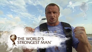 2009 Plane Pull Mariusz Pudzianowski  Worlds Strongest Man [upl. by Euqinoj842]