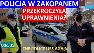 Przekroczenie uprawnień przez policję która kłamie Oceń sam absurdalny powód legitymowania 35 [upl. by Ecnerwaled]