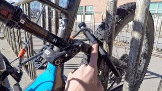 How to Lock an Expensive Bike in 3 Minutes [upl. by Otreblanauj760]