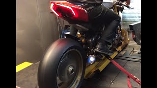 Ducati Panigale V4R Dyno run [upl. by Alomeda549]