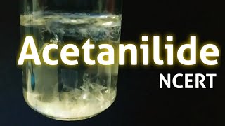 Acetanilide Nphenylacetamide Preparation NCERT guide [upl. by Forbes]