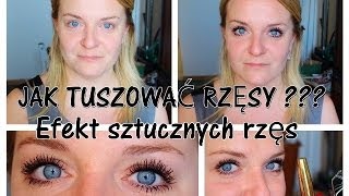 Jak tuszować rzęsy efekt sztucznych rzęs  False lash effect BY dorcia833 [upl. by Midge]