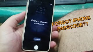 Iphone is Disabled Connect to iTunes  Paano ayusin pag na Disable ang Iphone  Step by Step Guide [upl. by Amlev]