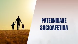 Paternidade socioafetiva [upl. by Nylidnarb]