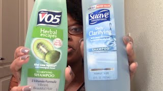 CLARIFYING SHAMPOOS V05 vs SUAVE [upl. by Haskel]