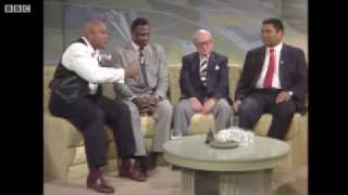 Frazier Ali and Foreman On British TV Show Very Funny [upl. by Rese]