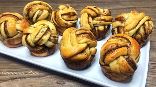 CINNAMON BUNS Recipe  Braided Cinnamon Rolls [upl. by Gamali]