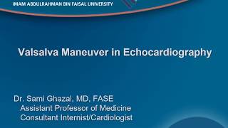 Valsalva Maneuver in Echocardiography [upl. by Avitzur464]