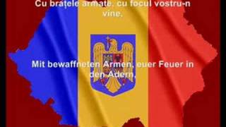 Romanian Anthem  Deşteaptăte române German Subtitles [upl. by Assilana126]