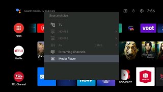 How to use TCL Android TV USB media player [upl. by Nnarual]