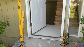 Jeld Wen Front Door Installation  Really crappy products and craftsmanship PART 1 [upl. by Wharton]