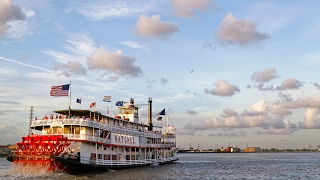 Evening Cruise on the Steamboat Natchez in New Orleans Louisiana [upl. by Asiled555]