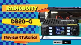 DB20G GMRS Radio Review and Tutorial [upl. by Cargian677]