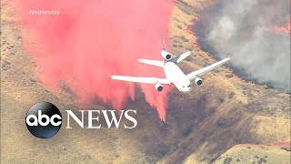 Mill Fire rages in Northern California [upl. by Eldorado855]