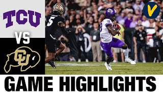 TCU vs Colorado  2022 College Football Highlights [upl. by Falzetta]