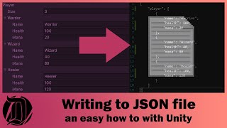 Writing to a JSON file  an easy how to with Unity [upl. by Adiazteb]