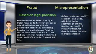 What is Difference Between Fraud amp Misrepresentation [upl. by Abran714]