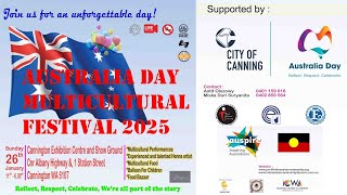 Australia Day Multicultural Festival 2025  Cannington Western Australia [upl. by Brnaby]