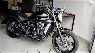 Delkevic exhaust on Kawasaki Vulcan S 650 [upl. by Mount]