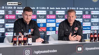 24 Spieltag  FCI  SGD  Pressekonferenz vor dem Spiel [upl. by Amada]