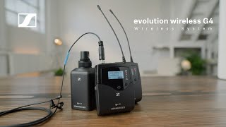 Sennheiser Audio for Video – evolution wireless G4 Overview [upl. by Gerald]