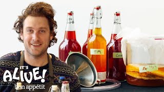 How to Brew Your Own Kombucha with Brad  Its Alive  Bon Appetit [upl. by Zurkow]