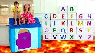 Roma and Diana learn the alphabet  ABC song [upl. by Cullen257]