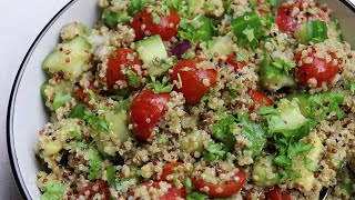 Quinoa Recipes  Best Quinoa Salad  AampA Homemade [upl. by Ahsienaj]