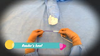 Laparoscopic Roeders Knot [upl. by Leahcimaj752]