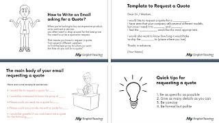 How to Write an Email Requesting a Quote Samples [upl. by Aneev738]