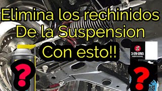 Como quitar los rechinidos de la suspension FACILMENTEruidos [upl. by Magocsi]